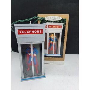 1995 Hallmark SUPERMAN *Magic* Christmas Ornament Light & Motion